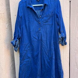 J. Jill Denim Shirt Dress